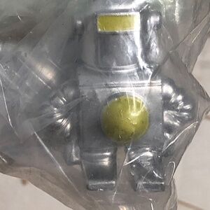 Vintage Wilton Cake Toppers Alien & Robot Candle Holders